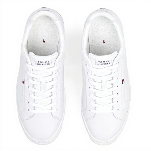 Tommy Hilfiger Sneaker Uomo Pelle Bianco FM0FM05317 Scarpe