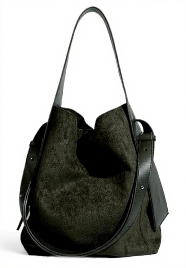 Borse pelle scamosciata donna BEAHING secchiello vintage