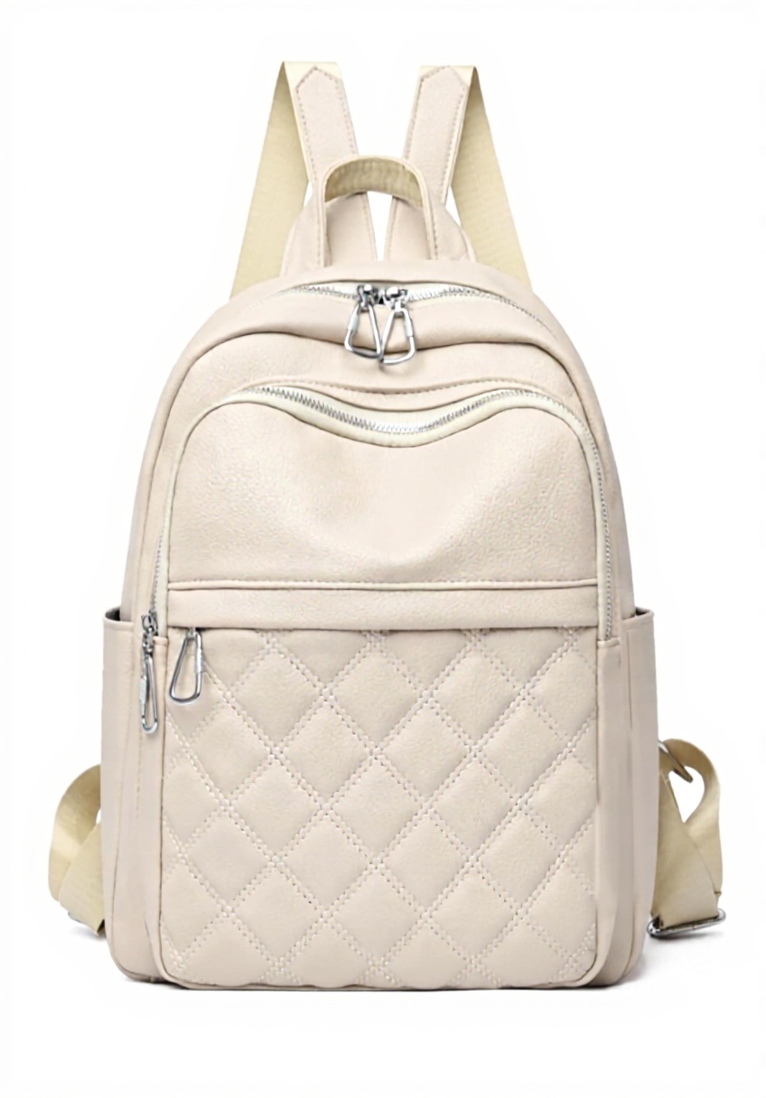 Zaino Travistar donna in pelle PU nero con tasche multiple