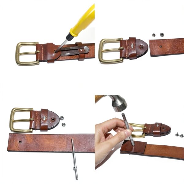 AmyKer Cintura Donna Vera Pelle Bovina Fibbia Lega Taglio-4