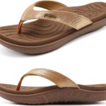 Jiajiale infradito donna glitter pelle vegana comfort-0