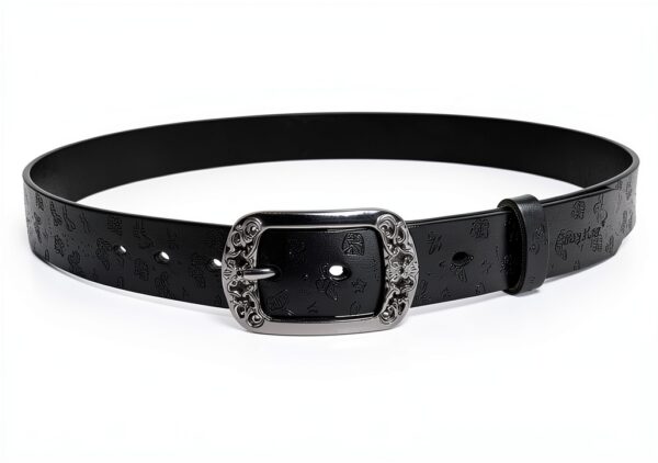 AmyKer Cintura Donna Vera Pelle Bovina Fibbia Lega Taglio-3