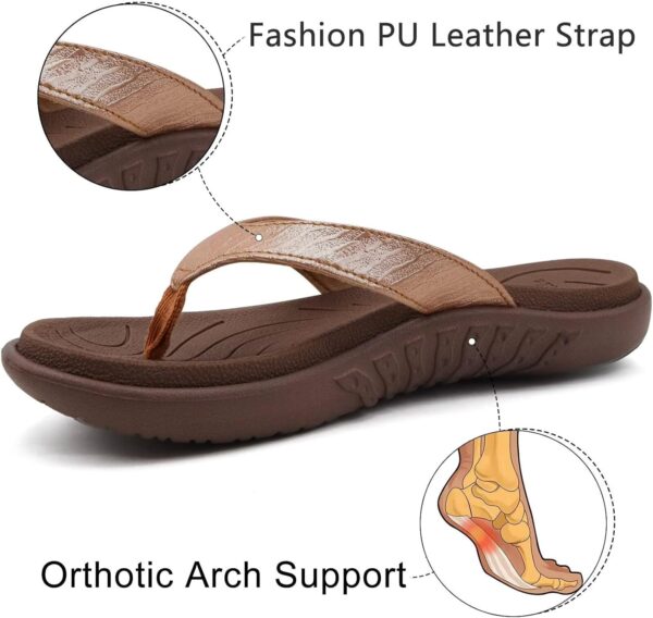 Jiajiale infradito donna glitter pelle vegana comfort-5