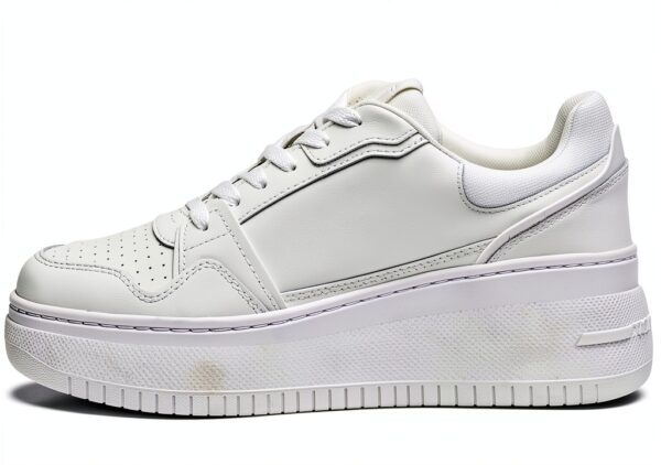 Tommy Jeans Sneakers Donna Pelle Suola Alta Retro Basket