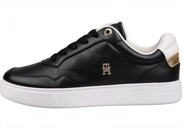 Sneakers Donna Tommy Hilfiger Pelle Suola Preformata Nero