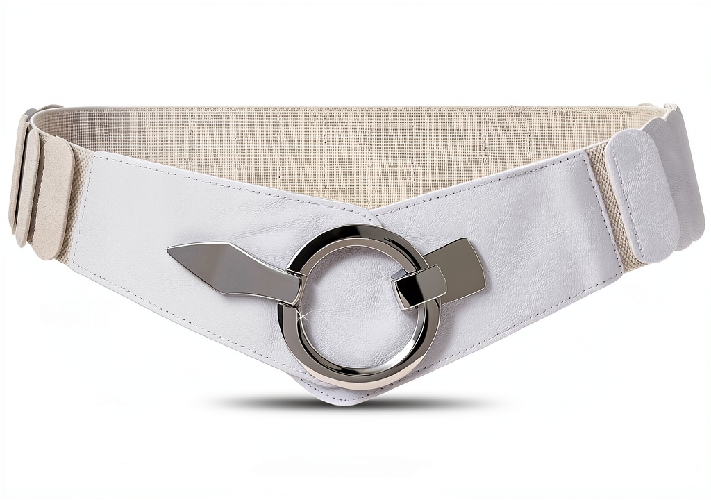 'Cintura elastica JASGOOD indossata con abito vintage'