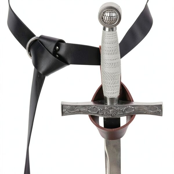 Cinture e spade cavaliere DUINIU pelle design retrò unisex-3