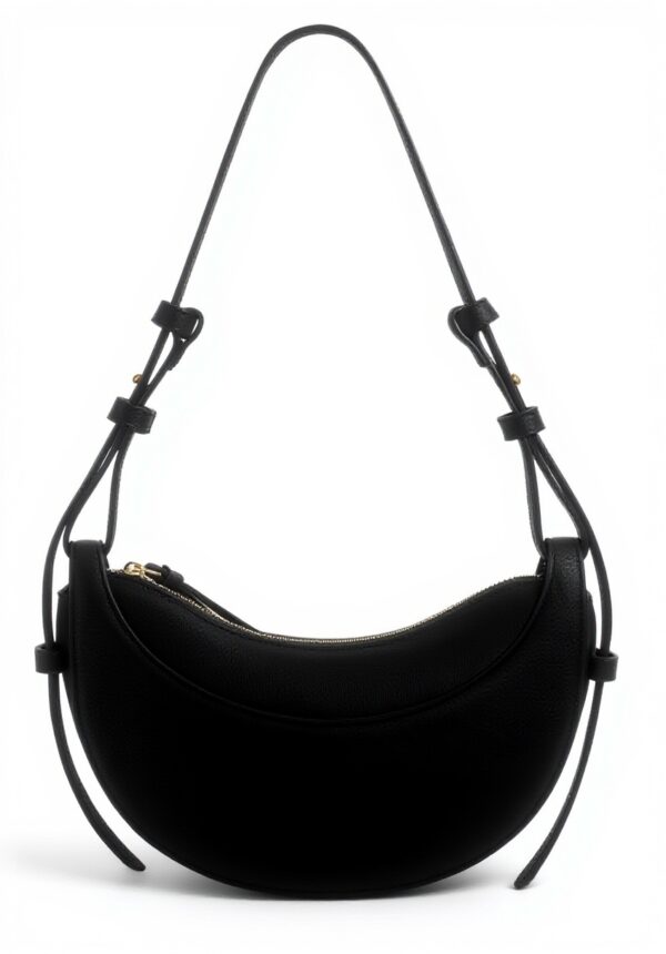 Borsa a tracolla donna finta pelle mezzaluna hobo moda