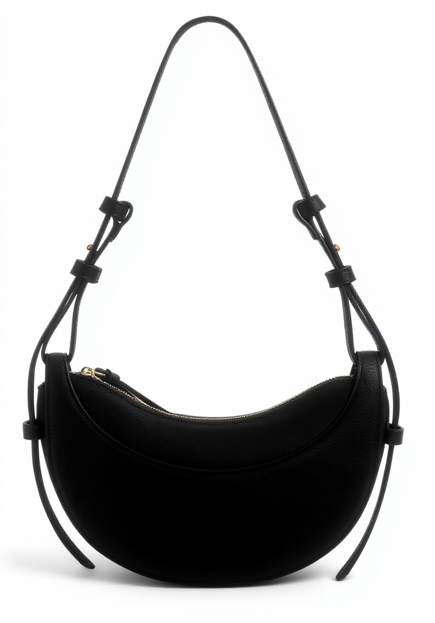 Borsa a tracolla donna in finta pelle su sfondo neutro