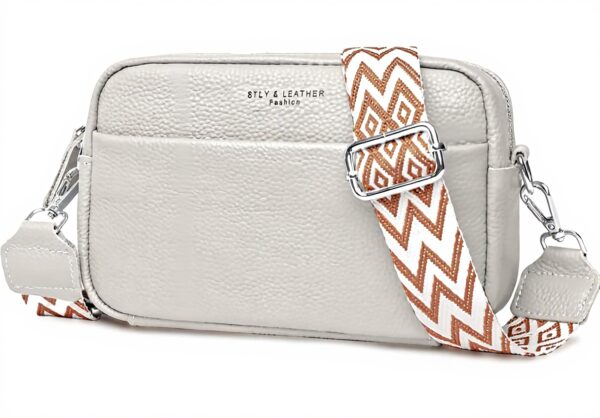 Borsa a Tracolla Donna Vera Pelle Piccola Crossbody Moda