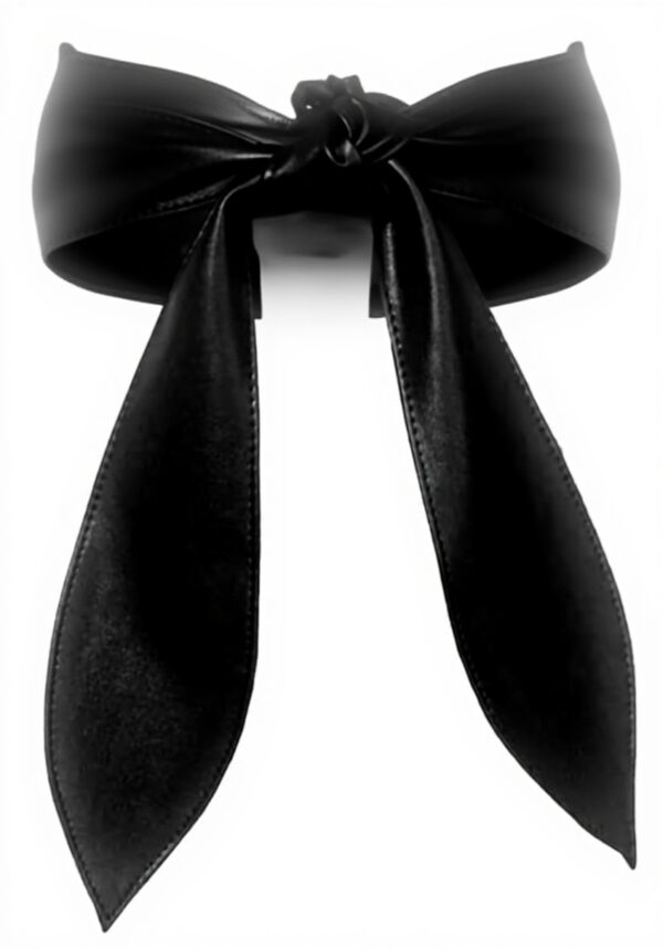 Cinture Donna VOANZO Pelle PU Elegante Fiocco Nero Moda