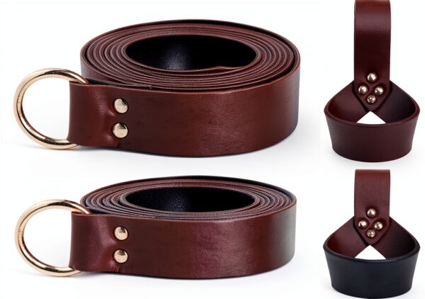 Cinture e spade cavaliere DUINIU pelle design retrò unisex-0