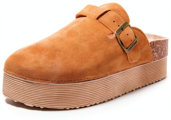 Zoccoli Donna JOMIX Zeppa Pelle Scamosciata Pantofole