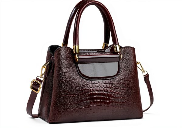 Borsa Tote Donna FOLOVEYA Pelle Coccodrillo Elegante