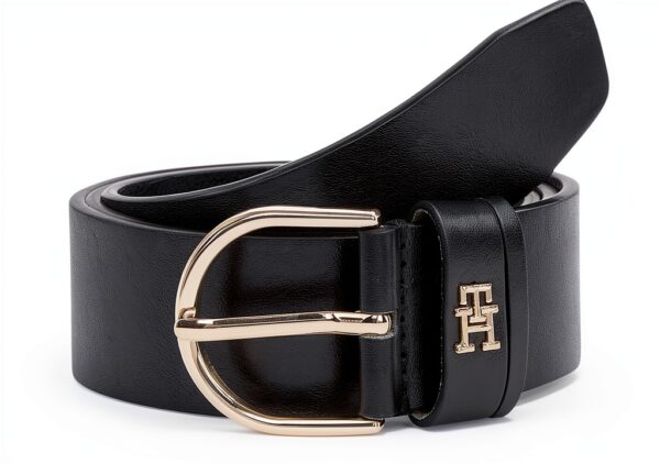 Cintura Donna Tommy Hilfiger pelle fibbia ardiglione 3,5 cm