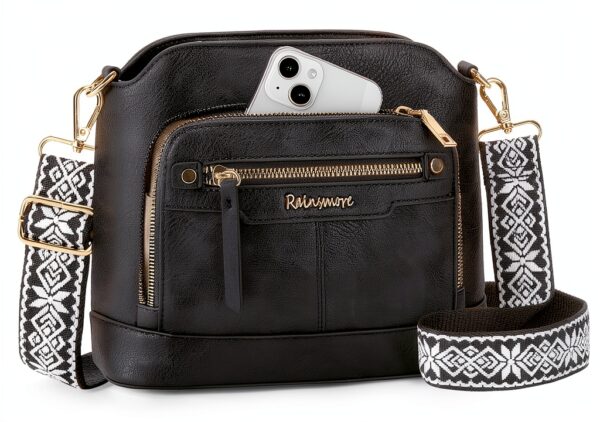 RAINSMORE Borsa Tracolla Donna Impermeabile Pelle PU Tasche
