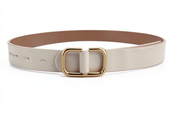Cintura Donna HSAJS pelle PU regolabile elegante bianca