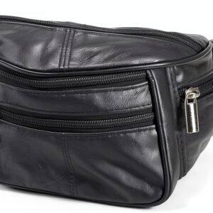 Marsupio Unbekannt Nero pelle morbida unisex adulto-0
