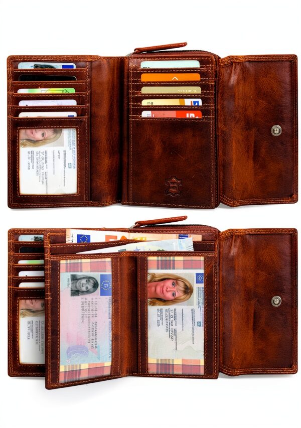 STILORD Thea Portafoglio Donna Pelle RFID Sicurezza Colori-3