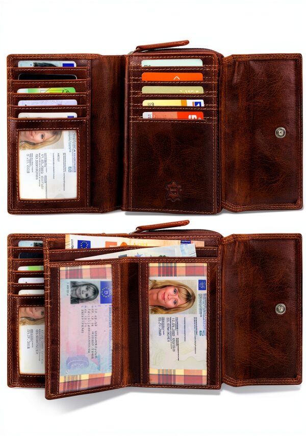 STILORD Thea Portafoglio Donna Pelle RFID Sicurezza Colori-3
