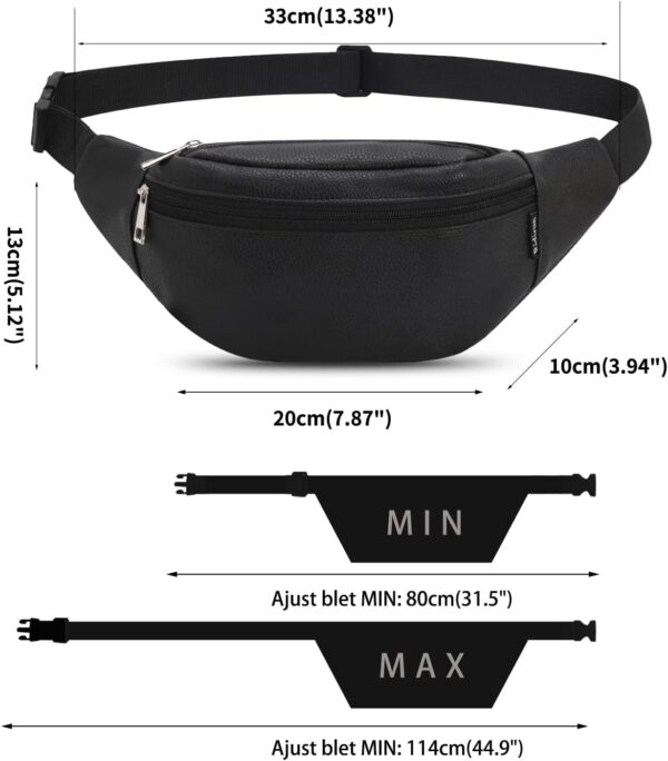 Marsupio Ridirun R9 Pelle PU Regolabile Multifunzione-2