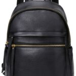 Zaino Donna Kattee Pelle Microfibra Nero-0
