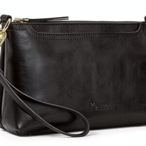Borsa a tracolla in pelle Kattee Nero elegante-0