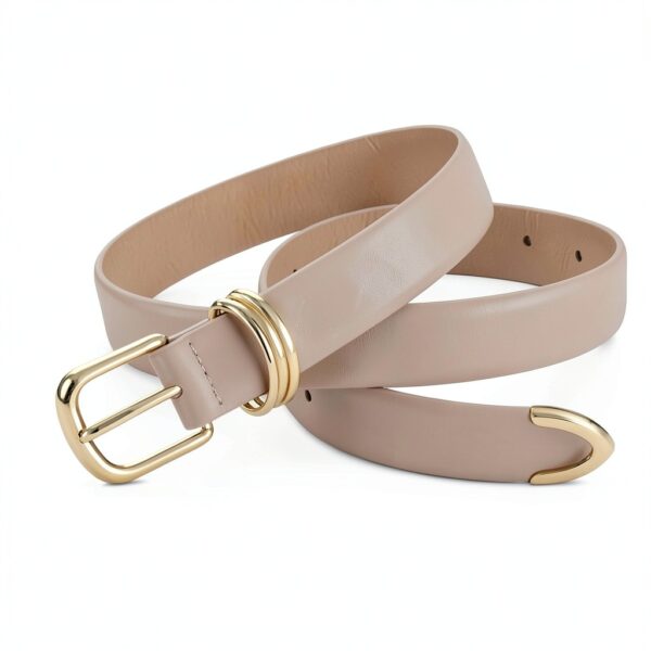 cintura donna JasGood pelle sintetica design oro-6