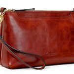 Borsa a tracolla Kattee pelle marrone scuro donna-0