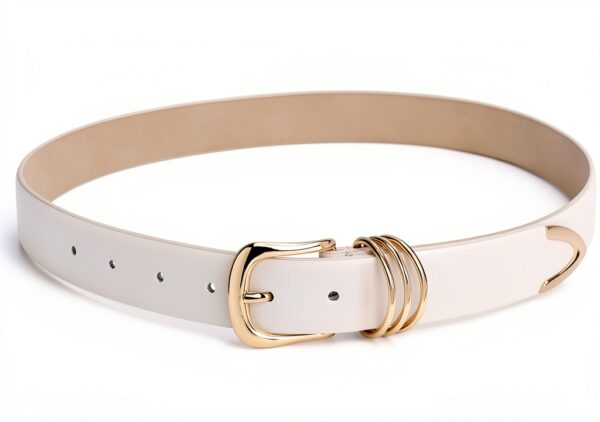 cintura donna JasGood pelle PU design oro-6