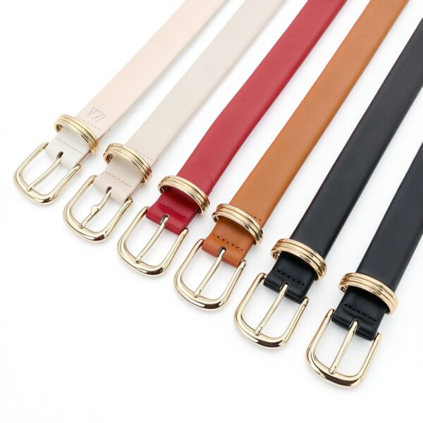 cintura donna JasGood pelle sintetica design oro-7