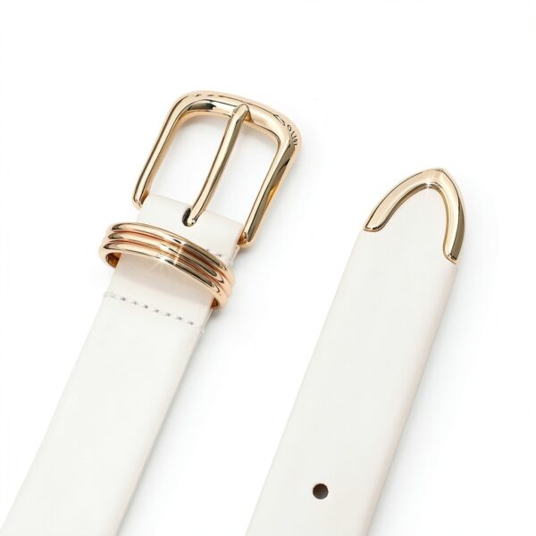 cintura donna JasGood pelle PU design oro-4