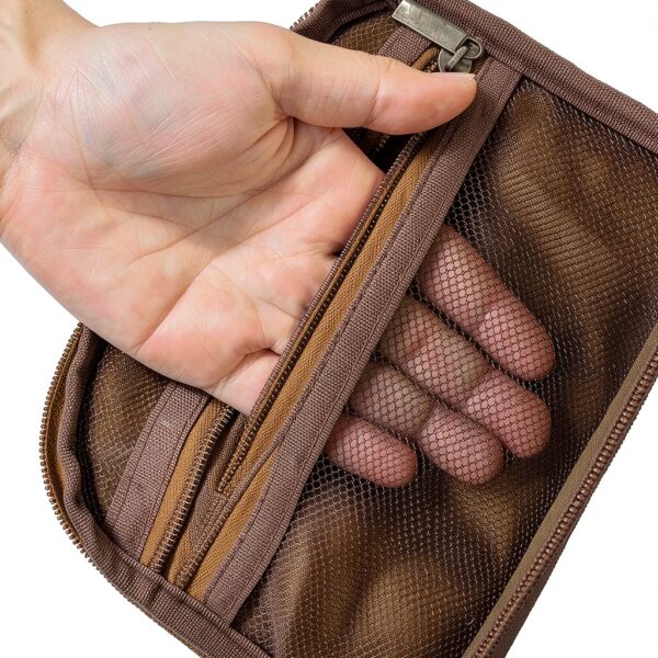 Borsa da toilette Ziyero in pelle vintage per viaggio-2