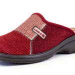 Pantofole Donna Blu Indaco SRL Tessuto Pelle-0