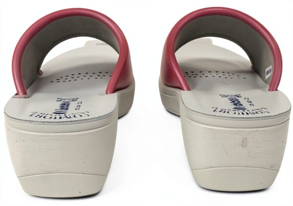 Zoccoli donna inblu vera pelle plantare imbottito taglie 35-41 EU-3