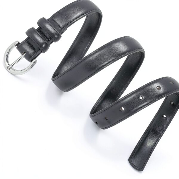 Sansths Cintura Donna Ecopelle con Fibbia Argento – Taglie S-XXL-1
