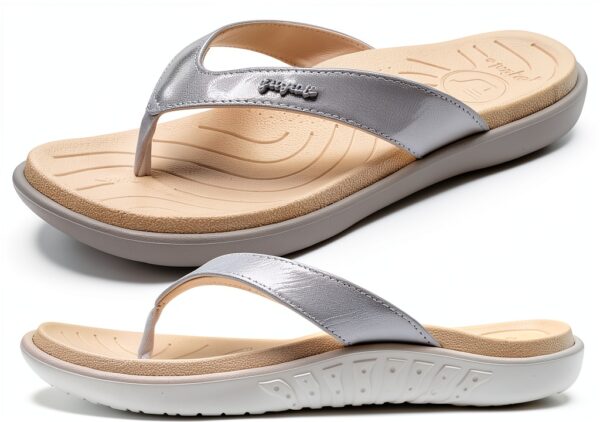 Jiajiale Infradito Donna Glitter Vegano Suola Spessa Arco Premium-0