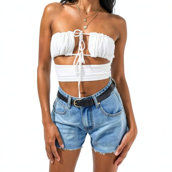 Sansths Cintura Donna Ecopelle con Fibbia Argento – Taglie S-XXL-5