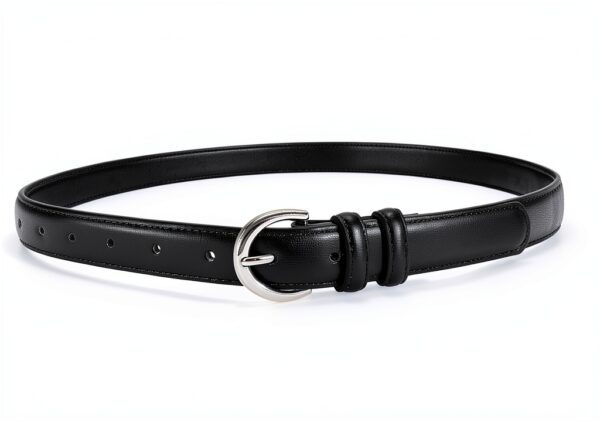 Sansths Cintura Donna Ecopelle con Fibbia Argento – Taglie S-XXL-0