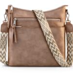 LUROON Borsa Tracolla Donna Pelle Vegana 31x30x7 cm 5 Colori-0