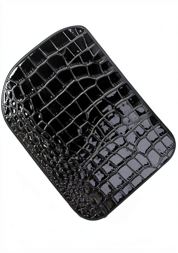 Custodia iPhone 17 Pro Max DMaos in pelle coccodrillo nera Slim Fit-6