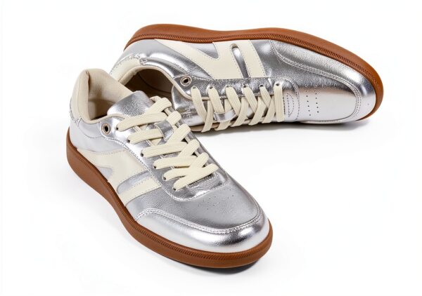 Sneakers LUCKY STEP Donna in pelle con suola antiscivolo retrò-2