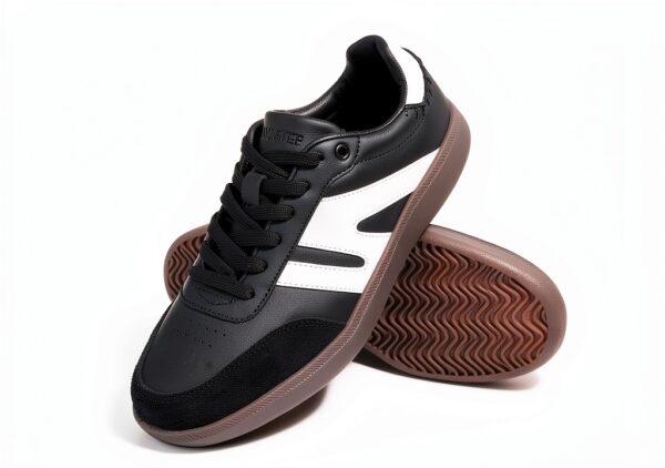 Scarpe da Ginnastica LUCKY STEP Donna Sneaker Retrò in Pelle-3