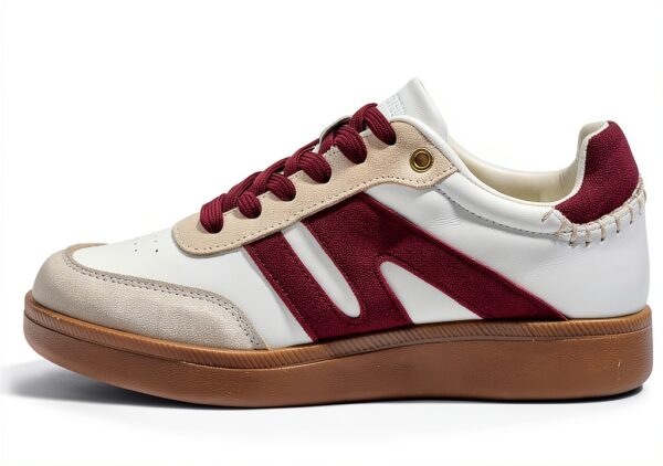 Scarpe da Ginnastica LUCKY STEP Sneaker Retrò Vera Pelle Antiscivolo-0