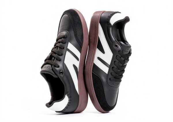 Scarpe da Ginnastica LUCKY STEP Donna Sneaker Retrò in Pelle-6