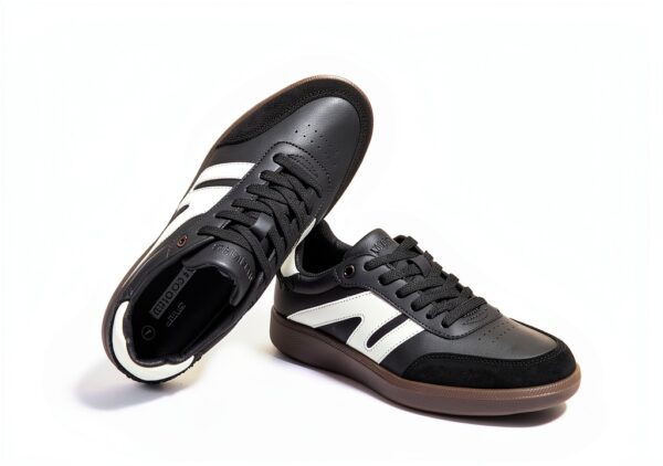 Scarpe da Ginnastica LUCKY STEP Donna Sneaker Retrò in Pelle-2