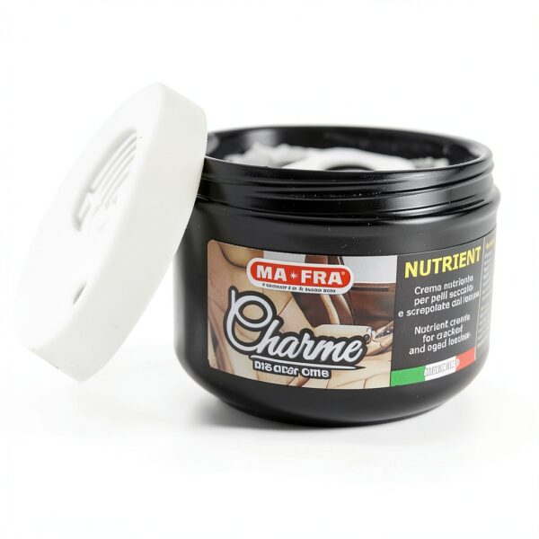 MAFRA, Charme Nutrient, Crema Nutriente e Detergente per Interni Auto in Pelle, Ideale per Pulizia, Riduce Grinze e Decoloramento, Effetto Anti-Invecchiamento, Confezione da 150 ml-2