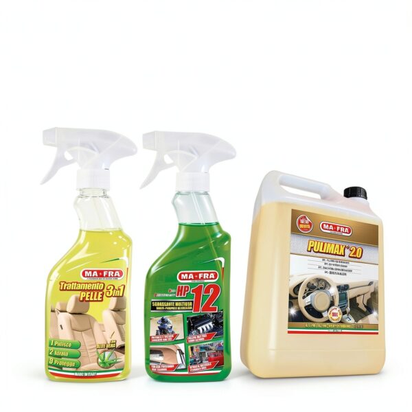 MAFRA, Charme Nutrient, Crema Nutriente e Detergente per Interni Auto in Pelle, Ideale per Pulizia, Riduce Grinze e Decoloramento, Effetto Anti-Invecchiamento, Confezione da 150 ml-8