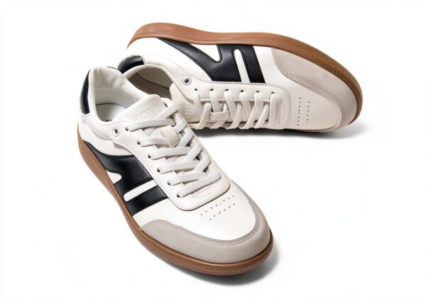 Scarpe da Ginnastica LUCKY STEP Sneaker Retrò in Vera Pelle-5
