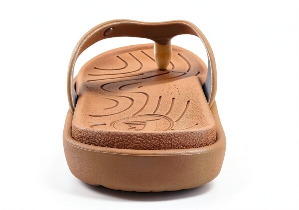 jiajiale Infradito Donna Moda Ortopediche Estive Comode Pelle Supporto Arco Plantare Flip Flop Doccia Spiaggia Piscina Aperte Mare Leggere Eleganti Ciabatte Antiscivolo Gomma Suole Beige EU38-3